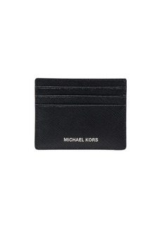 MICHAEL Michael Kors logo-print leather card wallet