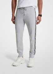 Michael Kors Logo Tape Cotton Blend Joggers