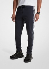 Michael Kors Logo Tape Cotton Blend Joggers