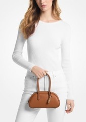 Michael Kors Lulu Small Pebbled Leather Satchel