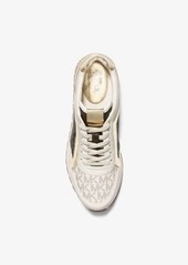 Michael Kors Maddy Two-Tone Logo Trainer