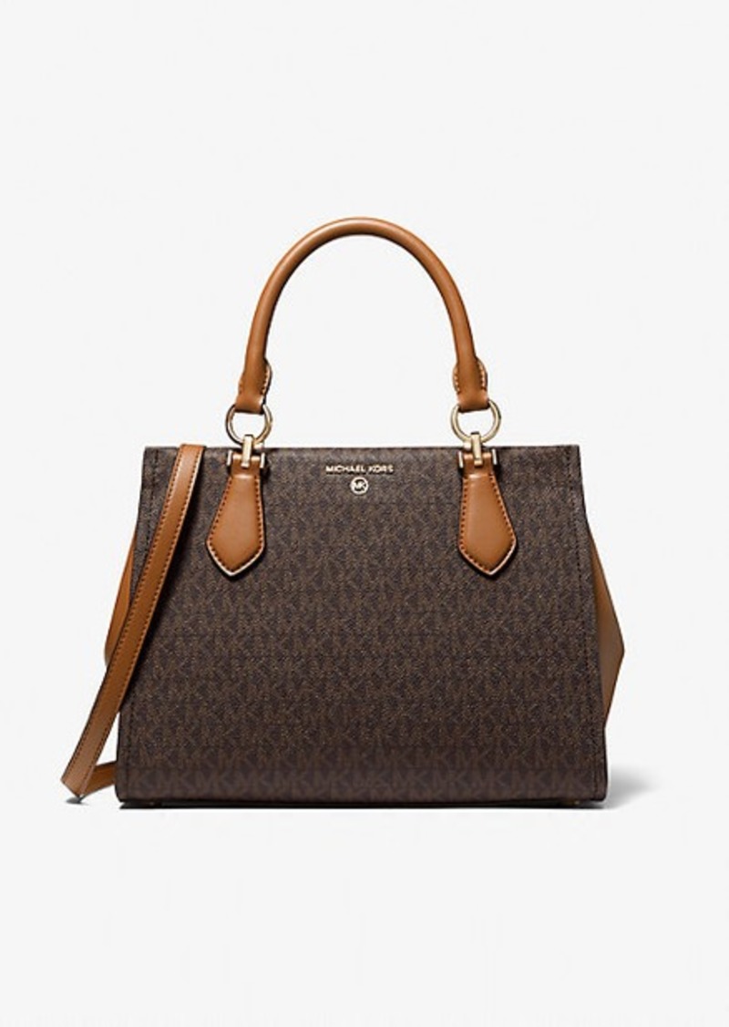 Michael Kors Marilyn Medium Logo Satchel