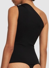 Michael Kors Matte Jersey One-shoulder Bodysuit