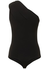 Michael Kors Matte Jersey One-shoulder Bodysuit