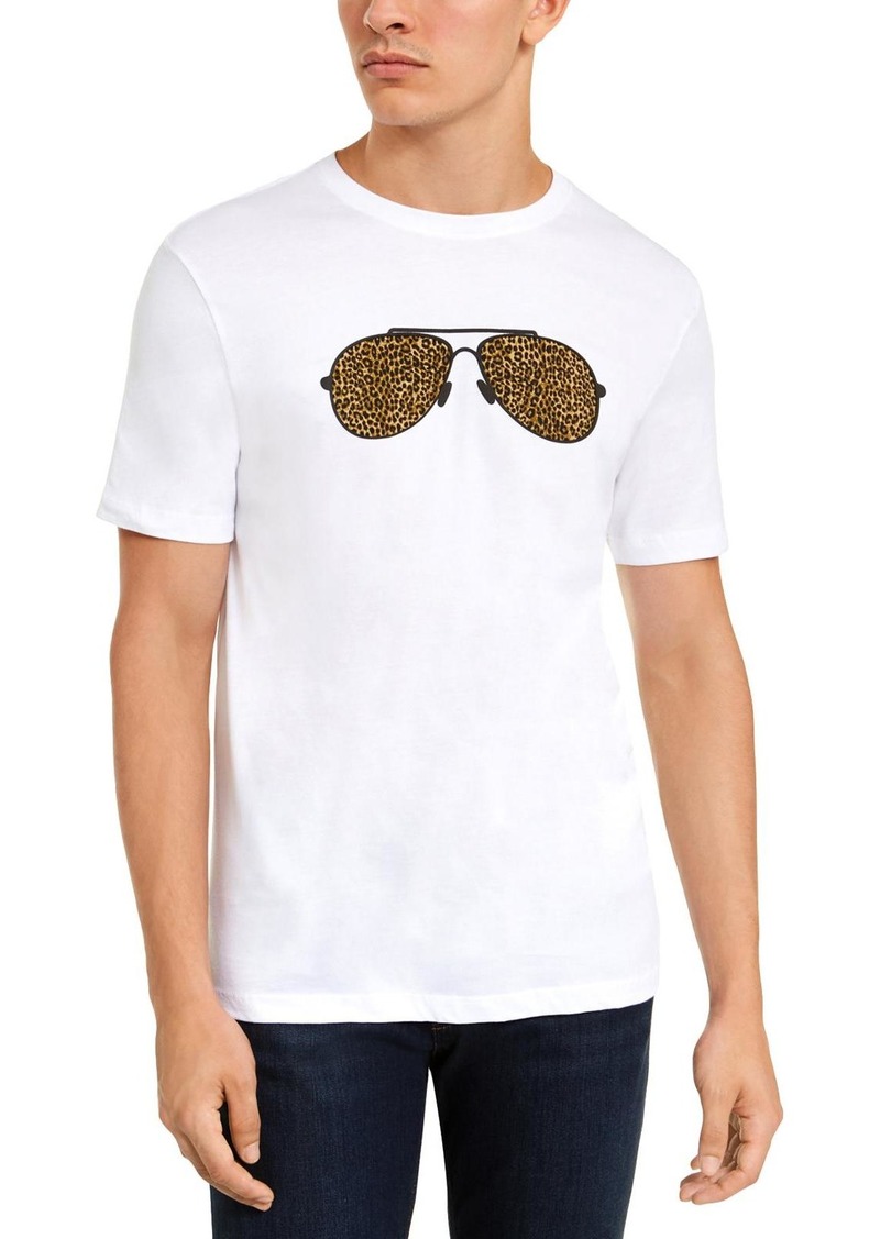 Michael Kors Mens Cotton Logo Graphic T-Shirt