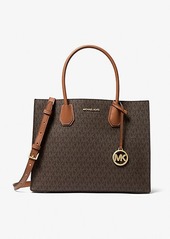 Michael Kors Mercer Large Logo Accordion Tote Bag