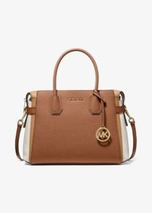 Michael Kors Mercer Medium Color-Block Belted Satchel