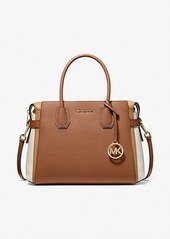 Michael Kors Mercer Medium Color-Block Belted Satchel