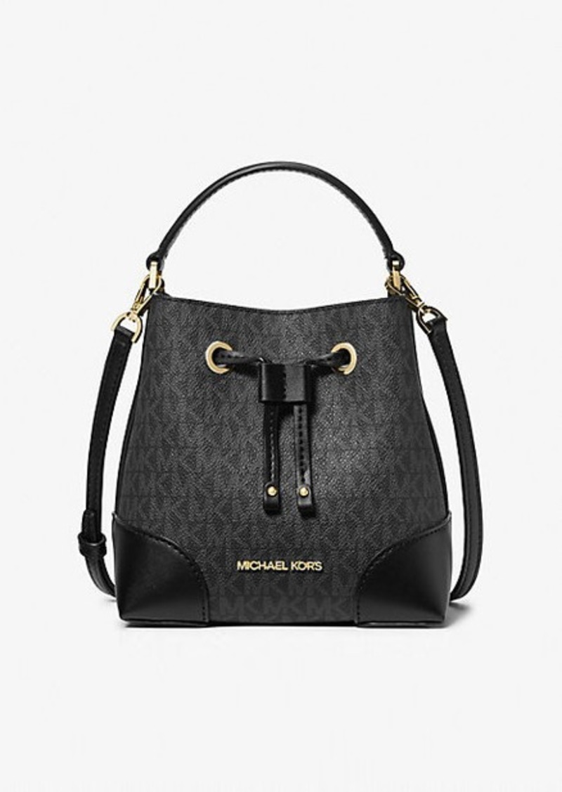 Michael Kors Mercer Small Logo Bucket Bag