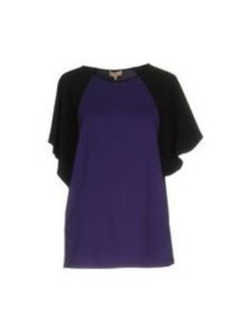 michael kors t shirt womens purple