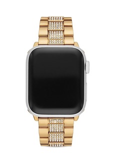 Michael Kors Apple Watch Glitz Gold-Tone Stainless Steel Bracelet