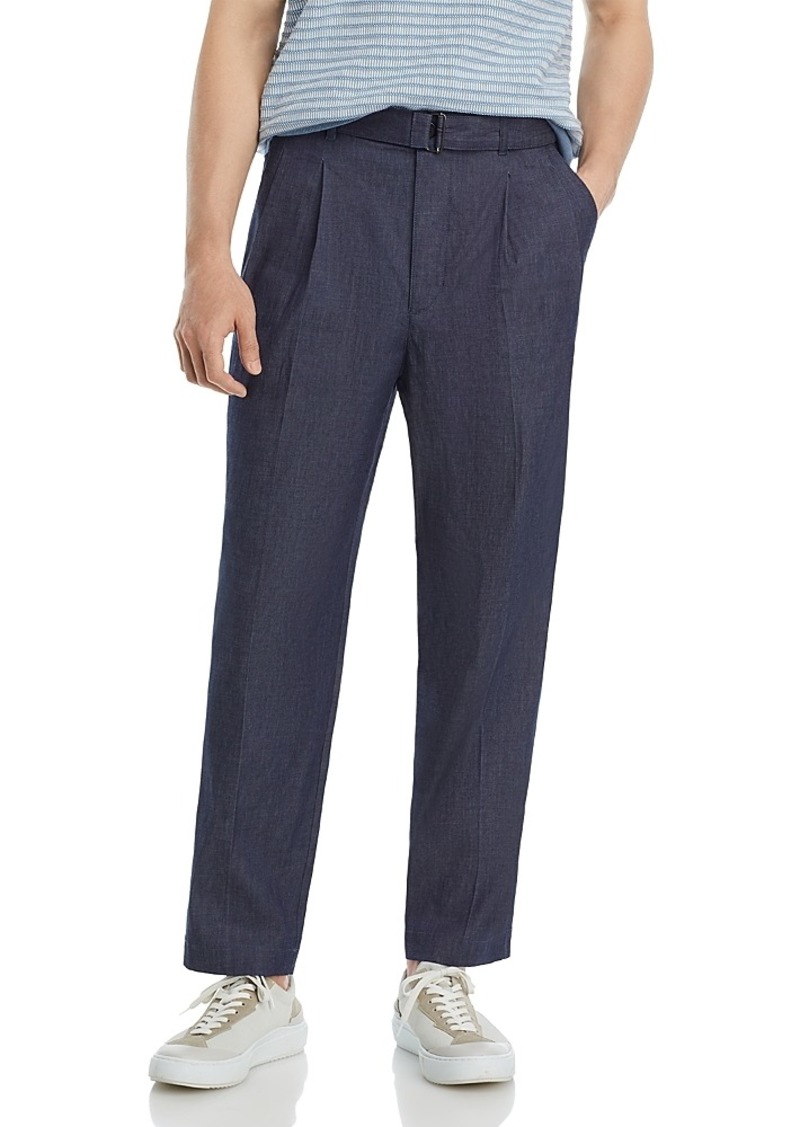 Michael Kors Belted Chambray Trousers