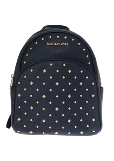 Michael Kors blue ABBEY Leather Backpack Women's Bag
