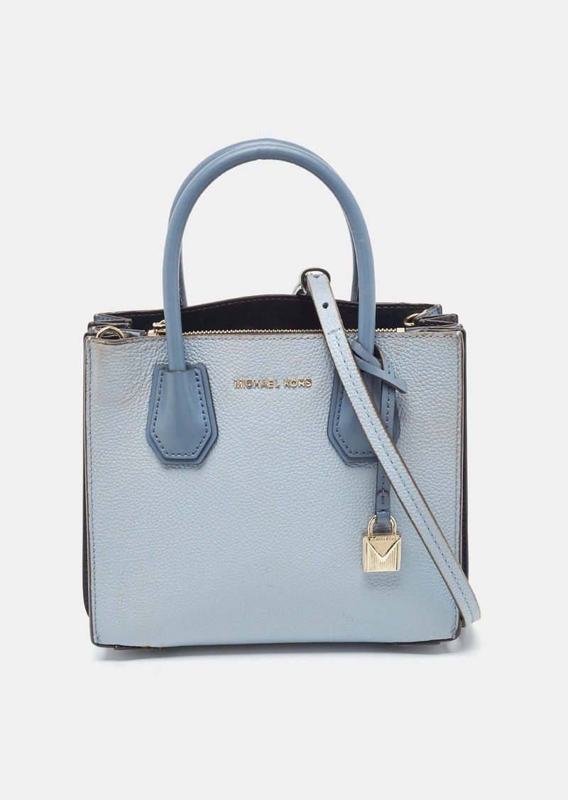 Michael Kors /blue Leather Mercer Satchel