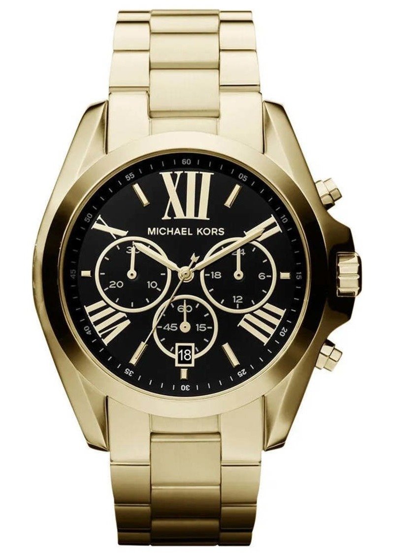 Michael Kors Bradshaw MK5739 Women's Gold-Tone Chronograph 43mm Watch
