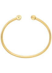 Michael Kors Brass Baguette Flex Bangle Bracelet - Gold