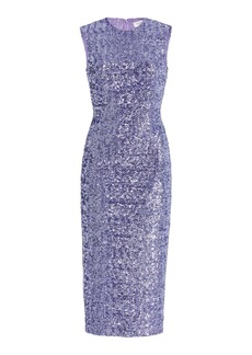 Michael Kors Collection - Sequined Midi Dress - Purple - US 2 - Moda Operandi