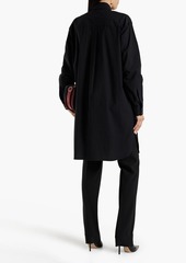 Michael Kors Collection - Washed cotton-poplin tunic - Black - XS