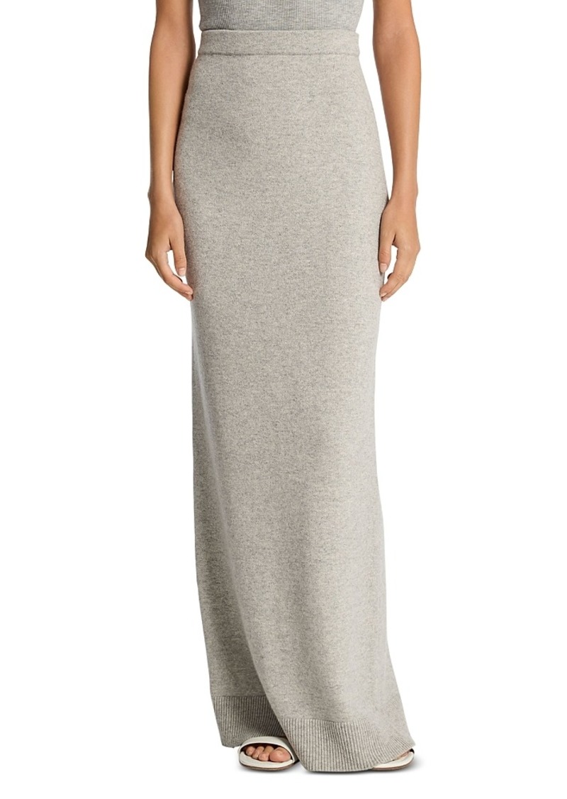 Michael Kors Collection Cashmere Back Slit Maxi Skirt