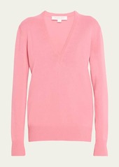 Michael Kors Collection Cashmere Push-Sleeve Knit Sweater