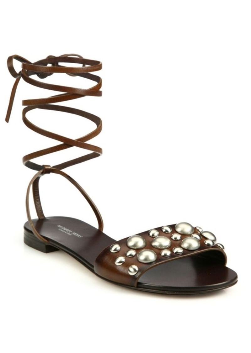 michael kors studded sandals