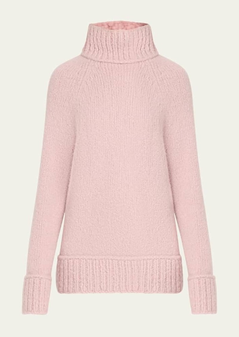 Michael Kors Collection Oversized Turtleneck Cashmere Sweater