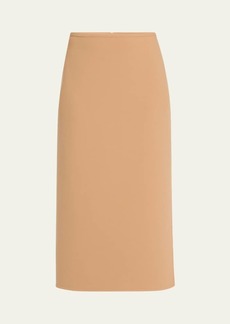 Michael Kors Collection Pencil Midi Skirt with Side Slits