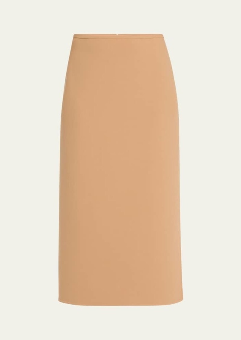 Michael Kors Collection Pencil Midi Skirt with Side Slits