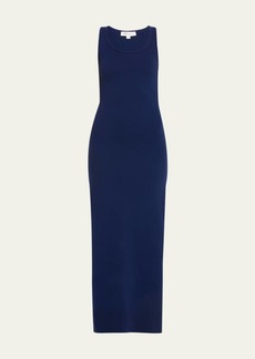 Michael Kors Collection Side Slit Cashmere Tank Maxi Dress