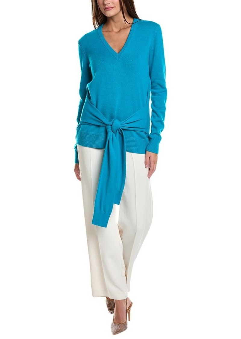 Michael Kors Collection Tie Waist Cashmere Tunic