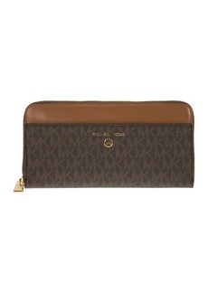 MICHAEL KORS Continental wallet with printed canvas