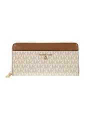 MICHAEL KORS Continental wallet with printed canvas