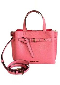 MICHAEL KORS Emilia ebbled Leather Satchel Crossbody Bag