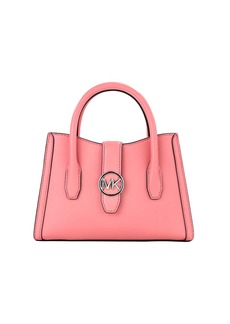Michael Kors Gabby Small Tea Rose Faux Leather Top Zip Satchel Crossbody Women's Bag