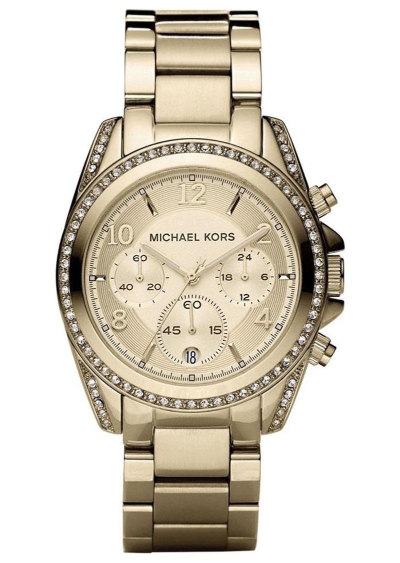 Michael Kors Golden Blair MK5166 Women's Gold-Tone Chronograph 39mm Watch