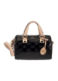MICHAEL KORS GRAYSON - Leather handbag with logo