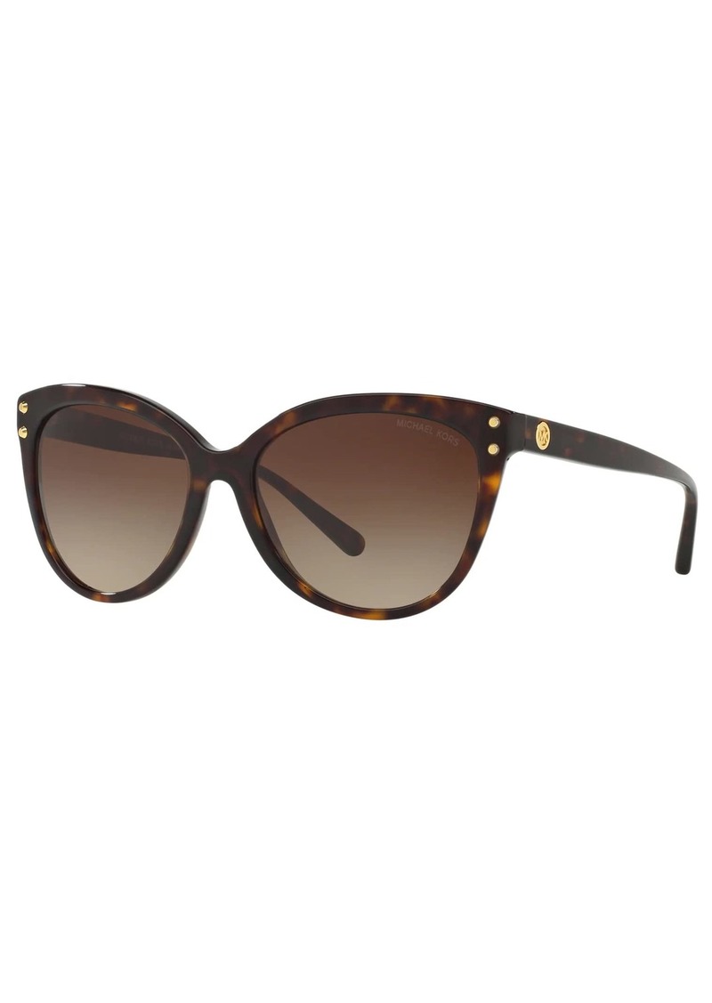 Michael Kors Jan MK2045 55mm Dark Tortoise Acetate/Brown Gradient One Size sunglasses womens