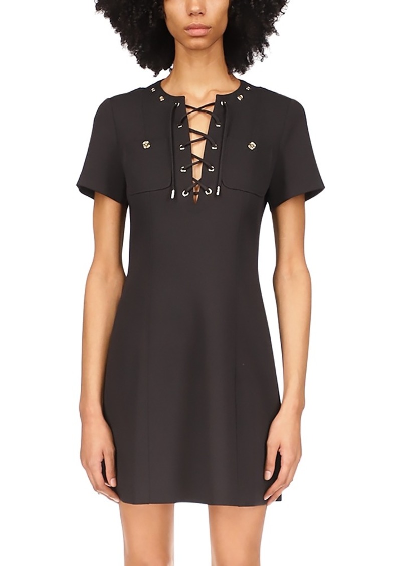 Michael Kors Lace Up Mod Dress