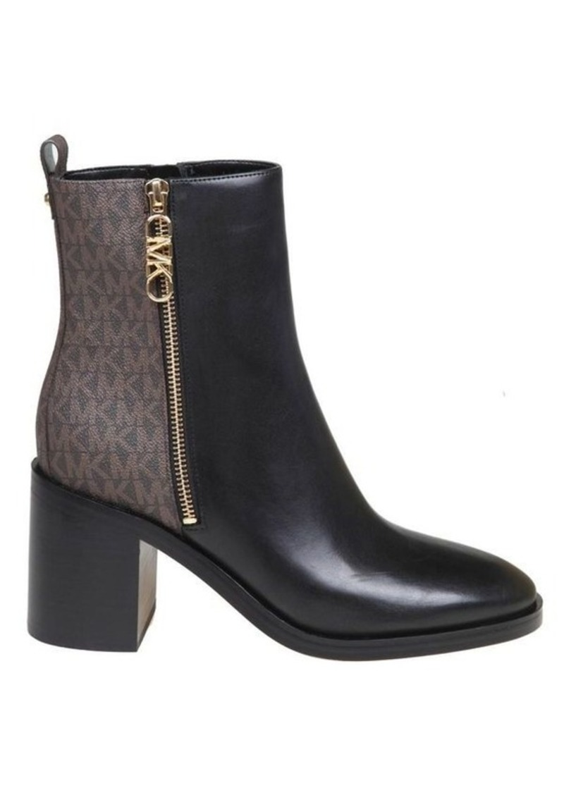 MICHAEL KORS LEATHER ANKLE BOOT