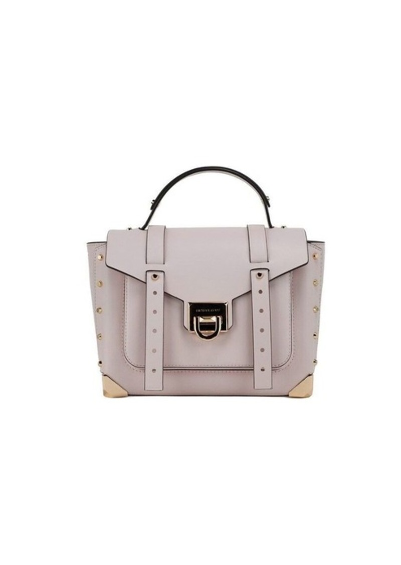 Michael Kors Manhattan Medium Powder Blush Leather Top Handle Satchel Women's Handbag
