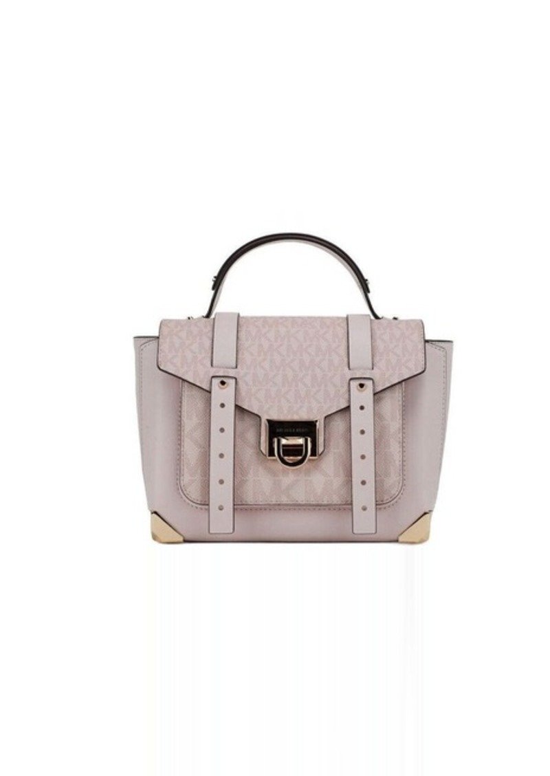 Michael Kors Manhattan Medium Powder Blush PVC Top Handle Purse Satchel Women's Handbag