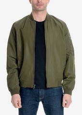 Michael Kors Men's Bomber Jacket, Created for Macy's - Black