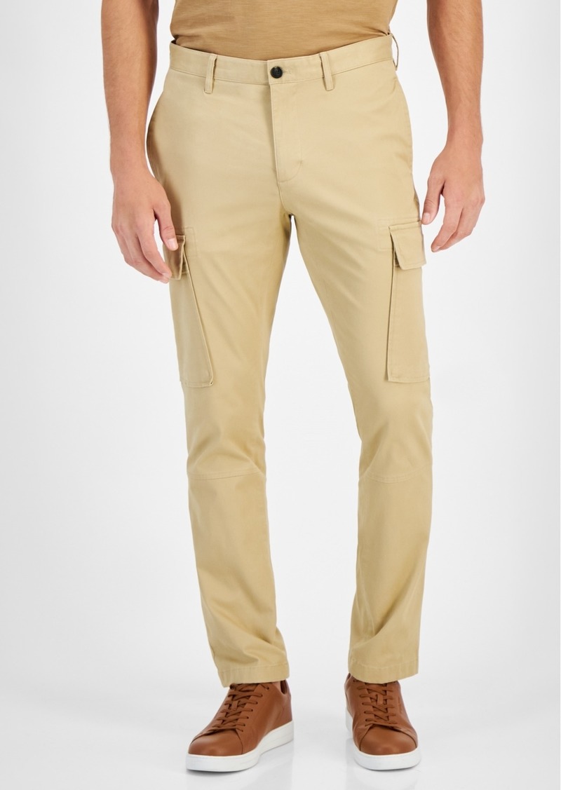 Michael Kors Men's Brushed Sateen Cargo Pants - Dark Camel