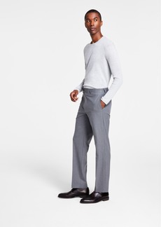 Michael Kors Men's Classic Fit Fall Patterned Pants - Light Grey
