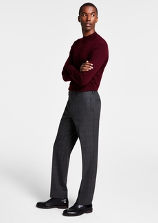 Michael Kors Men's Classic Fit Fall Patterned Pants - Gray
