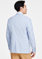 Michael Kors Men's Classic-Fit Herringbone Sport Coat - Sky Blue