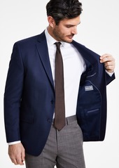 Michael Kors Men's Classic-Fit Houndstooth Sport Coat - Navy