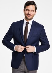 Michael Kors Men's Classic-Fit Houndstooth Sport Coat - Navy