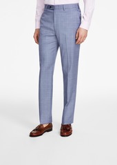 Michael Kors Men's Classic Fit Spring Performance Pants - Navy Plaid