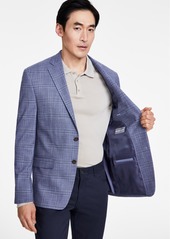 Michael Kors Men's Classic-Fit Plaid Sport Coat - Blue/brown